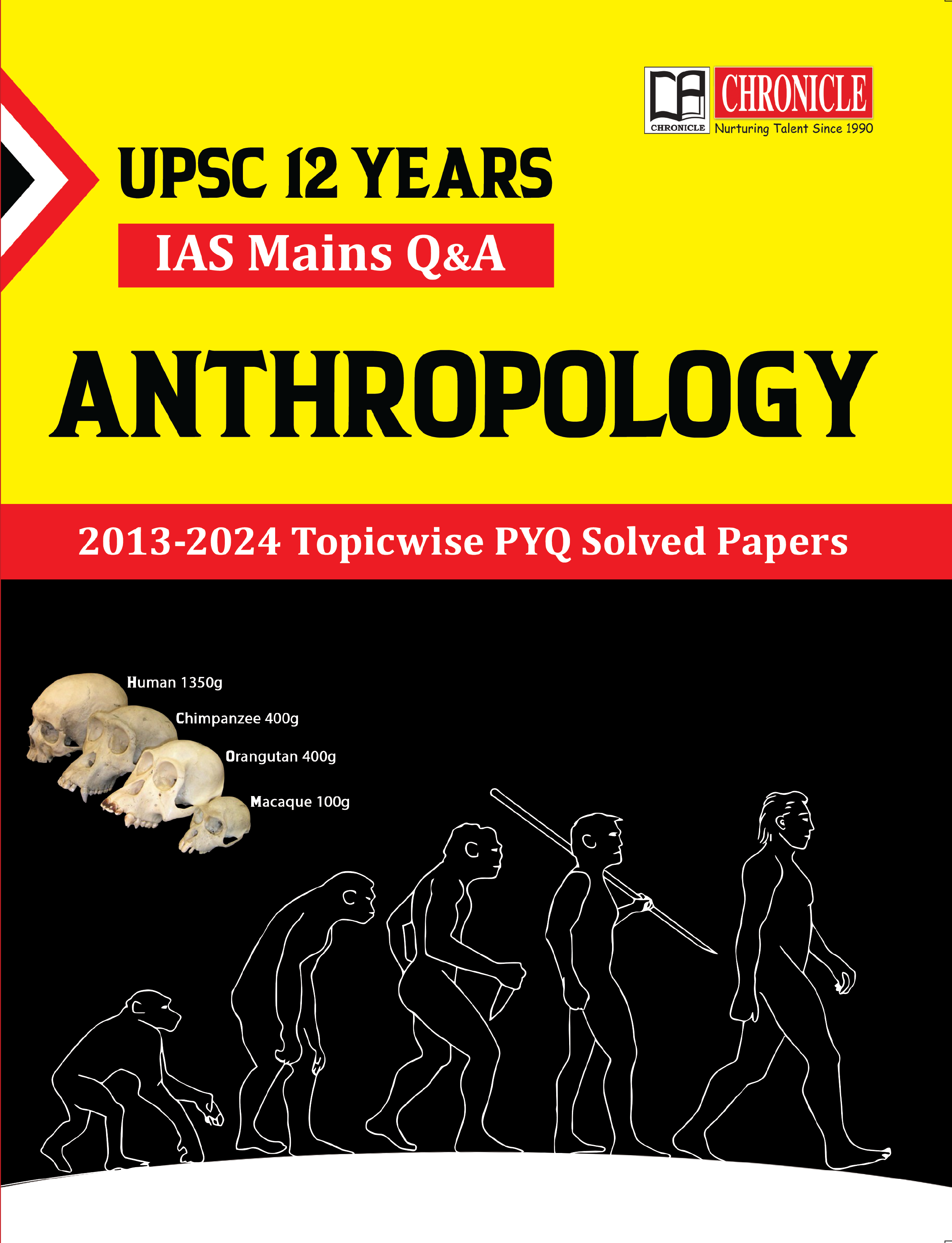 Chronicle Anthropology IAS Mains Q&A 2013-2024 12 Years TopicWise PYQ Solved Papers 